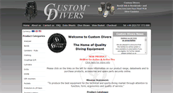Desktop Screenshot of customdivers.com